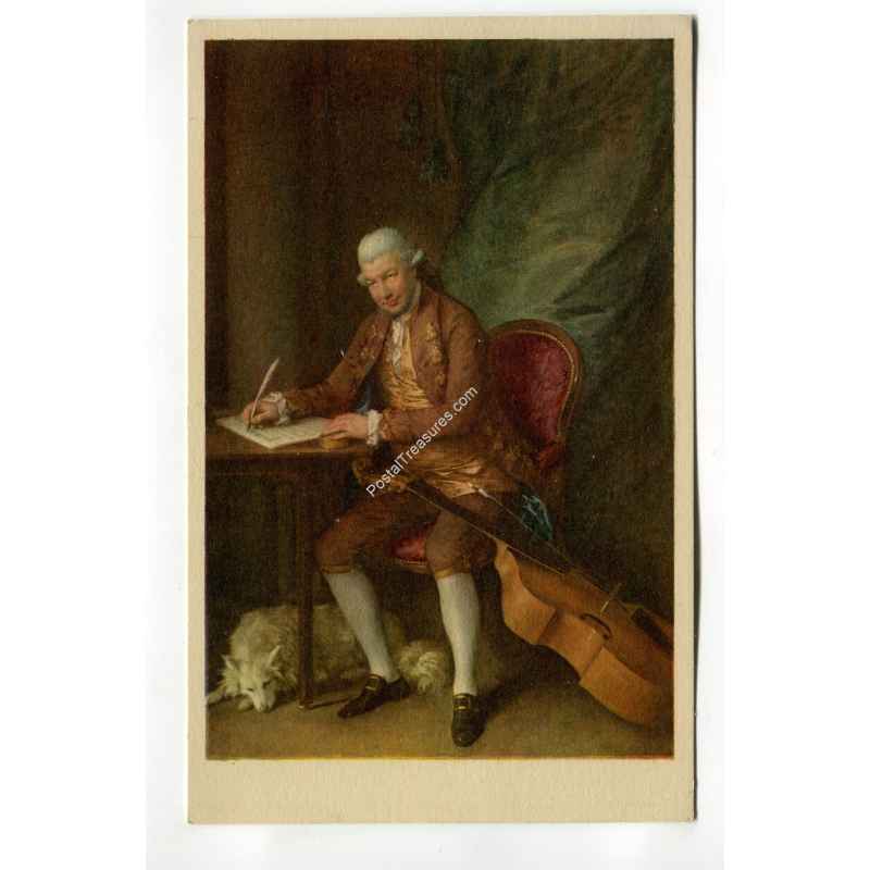 Karl Friedrich Abel vintage postcard