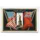 USA and England - flags and Empire State Building