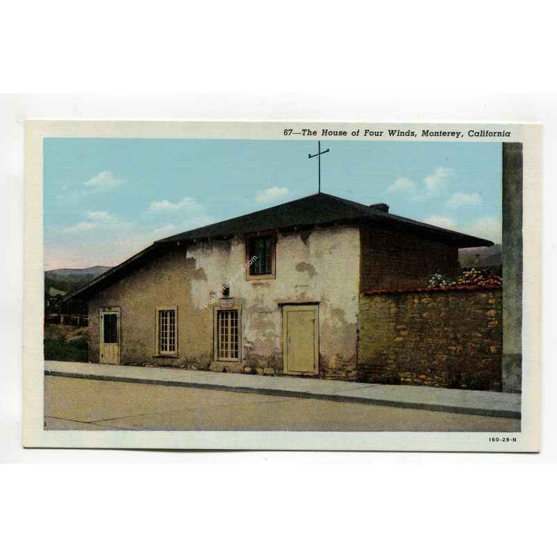 House of Four Winds Monterey California postcard