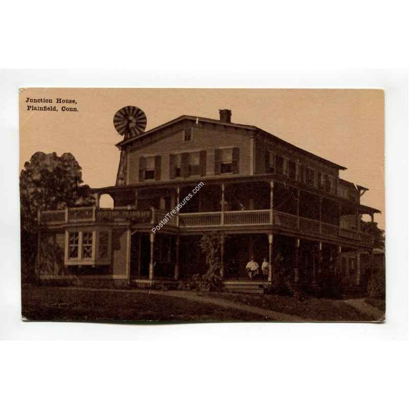 Junction House Plainfield Connecticut postcard