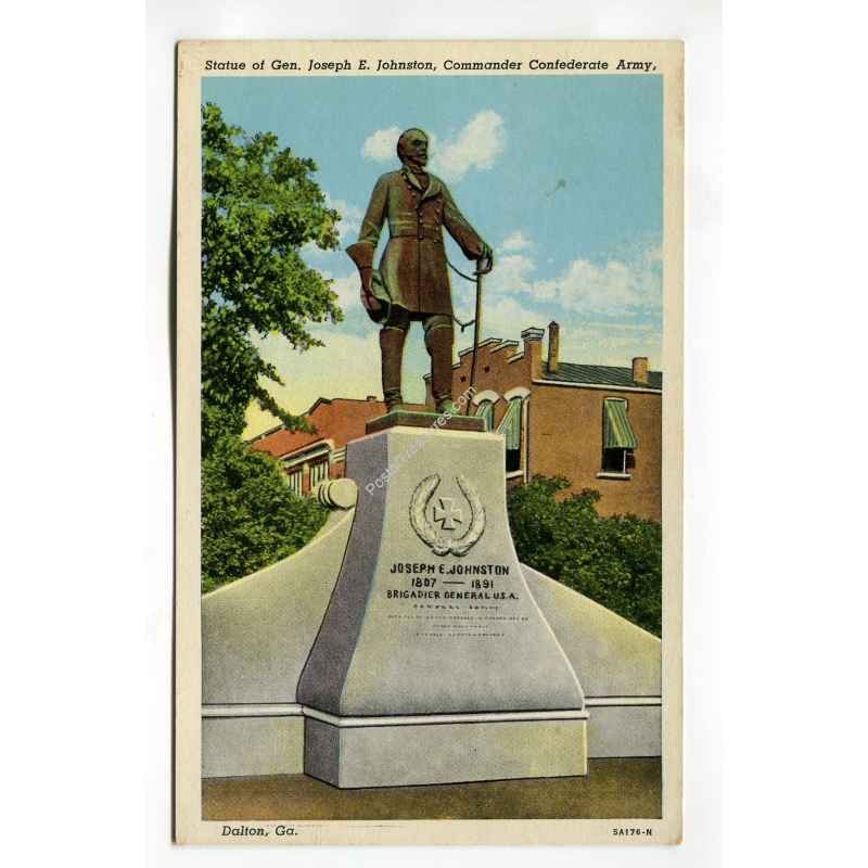 Statue of General Joseph E Johnston Commander Confederate