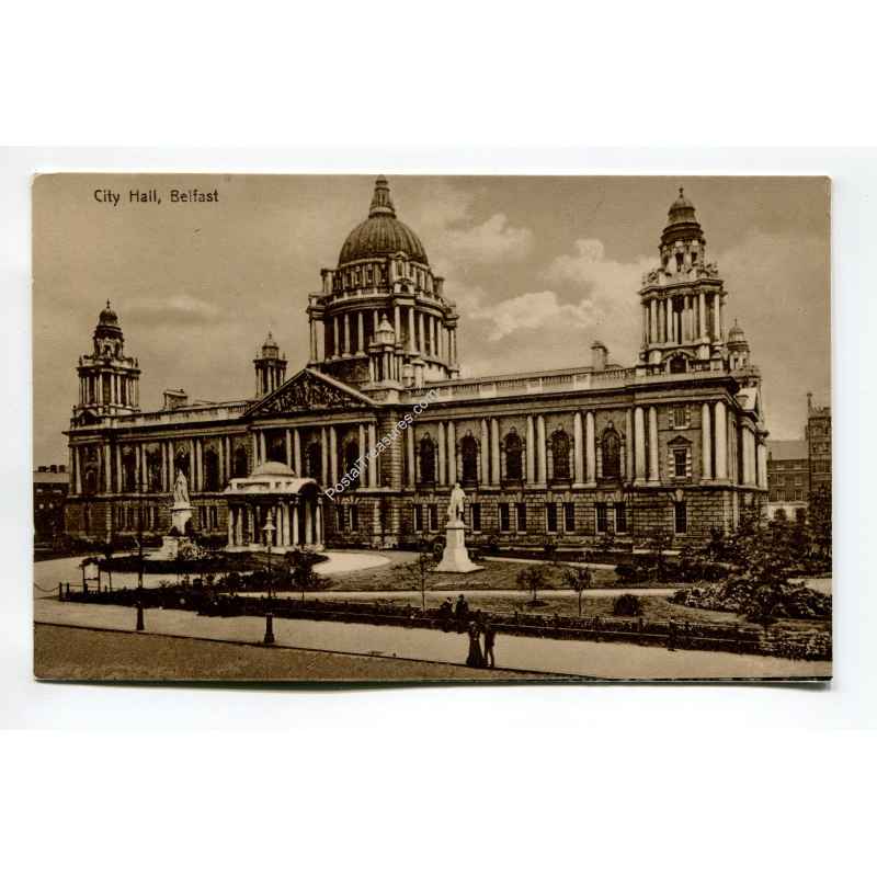 City Hall Belfast Northern Ireland postcard