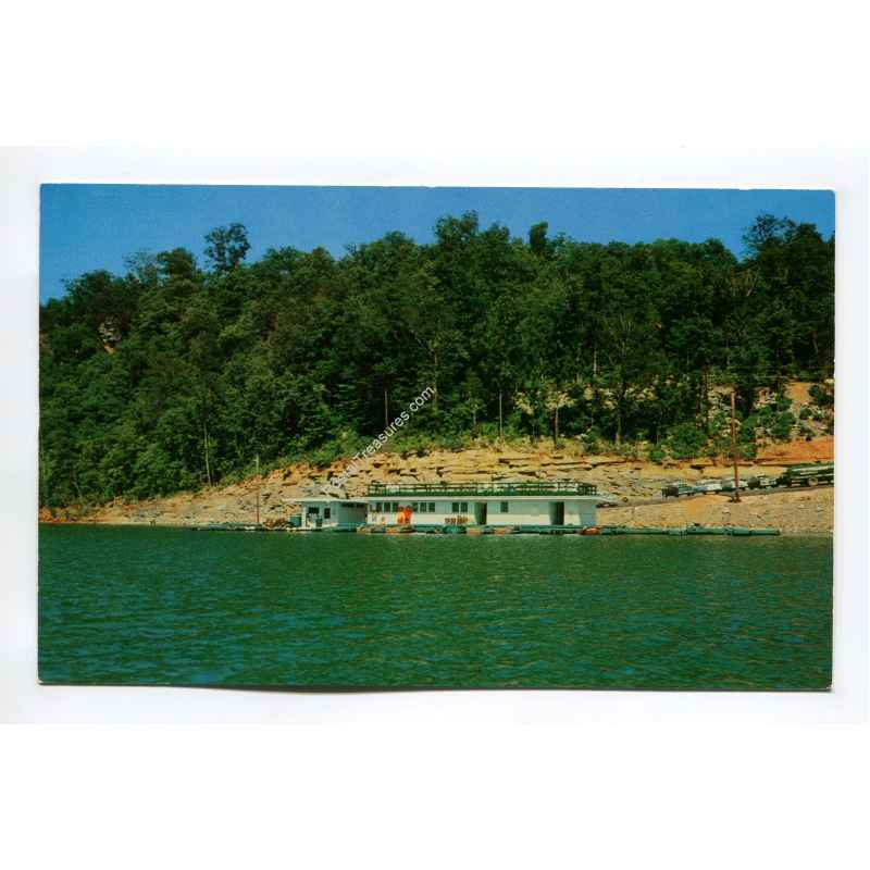 Boat Dock at Lake Cumberland near Jamestown Kentucky vintage