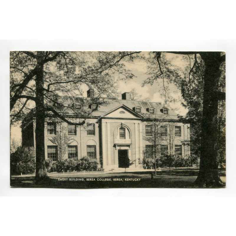 Emery Building Berea College Berea Kentucky vintage postcard