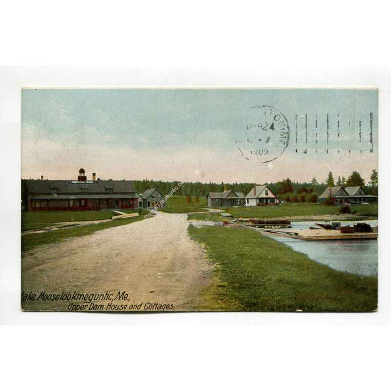 Upper Dam House and Cottages Lake Mooselookmeguntic Maine