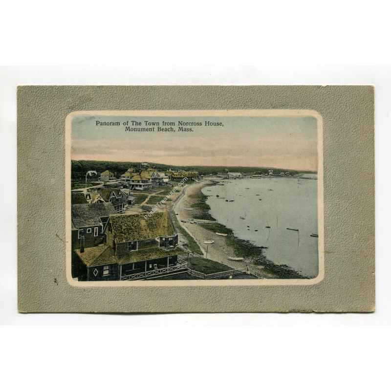Panoram of the Town from Norcross House Monument Beach Massachusetts