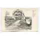 Old Covered Railroad Bridge Haverhill Massachusetts 1868