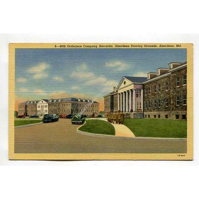 40th Ordnance Company Barracks Aberdeen Proving Grounds Aberdeen