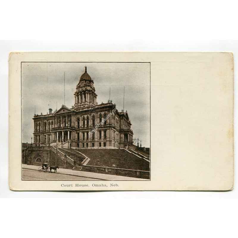 Court House Omaha Nebraska postcard