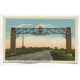 Welcome Arch on Lincoln Highway #30 Entering North Platte Nebraska