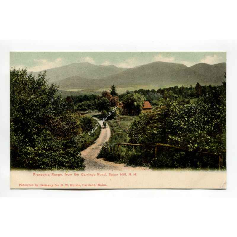 Franconia Range from the Carriage Road Sugar Hill New Hampshire
