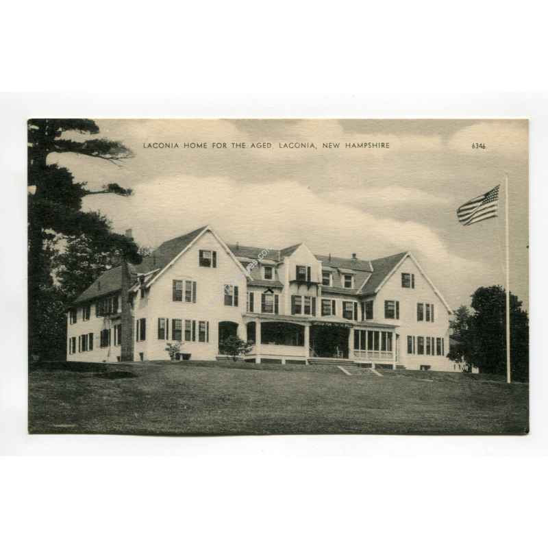 Laconia Home for the Aged New Hampshire vintage postcard