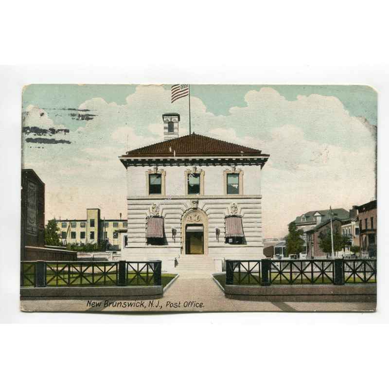 New Jersey Post Office New Brunswick New Jersey vintage