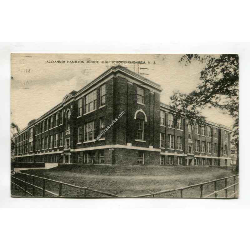 Alexander Hamilton Junior School Elizabeth New Jerset vintage