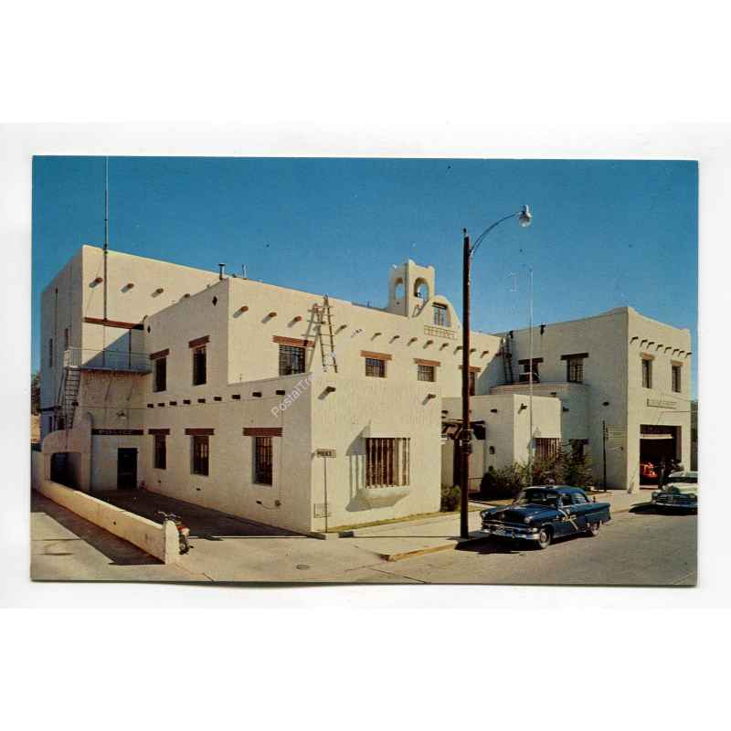 City Hall Las Cruces New Mexico vintage postcard