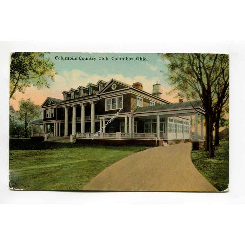 Columbus Country Club Columbus Ohio vintage postcard