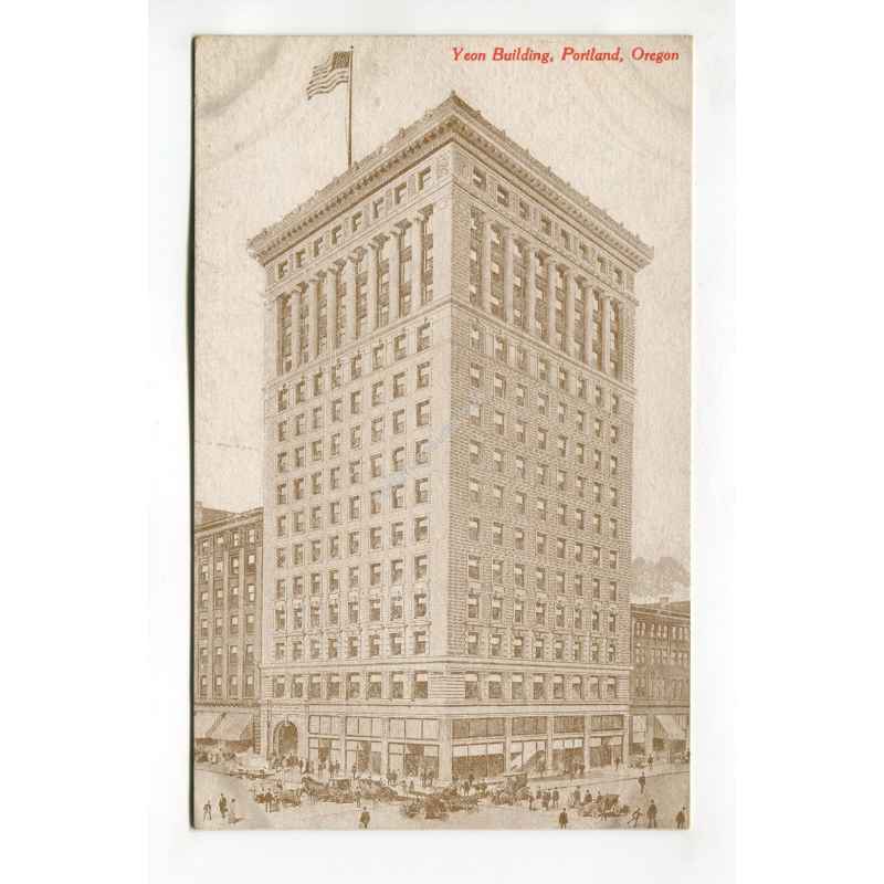 Yeon Building Portland Oregon vintage postcard