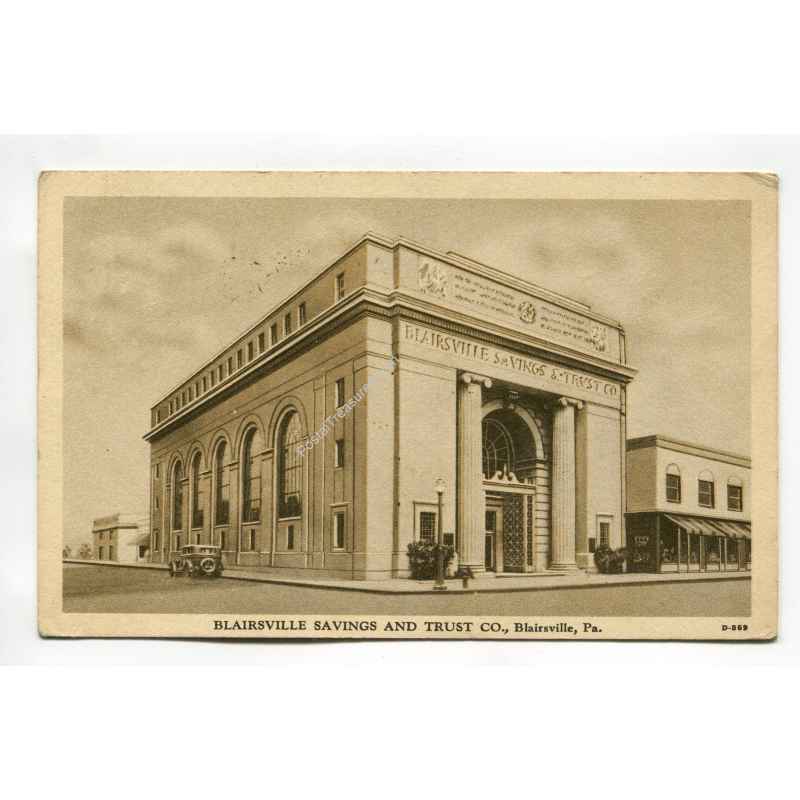Blairsville Savings and Trust Co Blairsville Pennsylvania