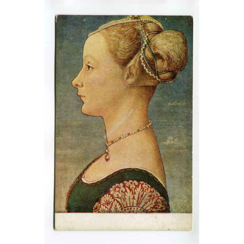 del Pollaiolo Ritratto femminile postcard