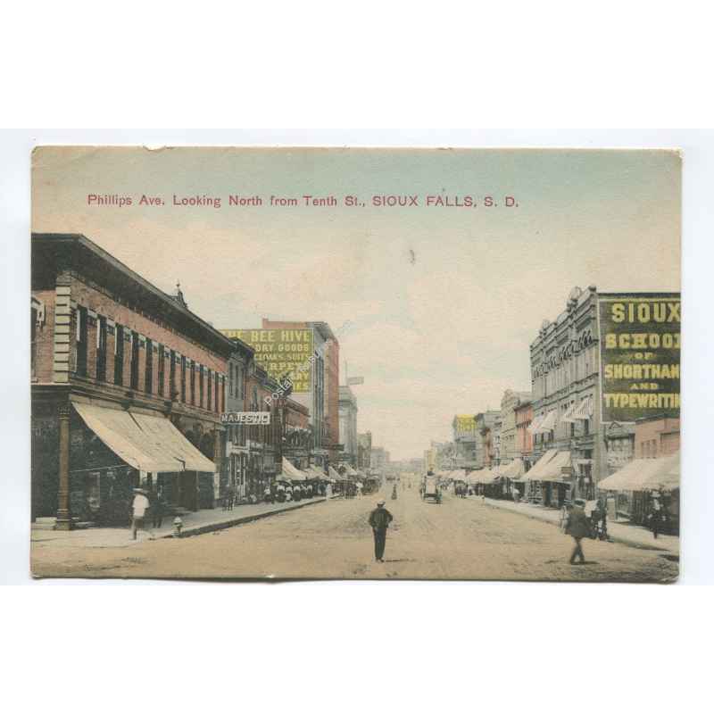Phillips Avenue Looking North from Tenth Street Sioux Falls