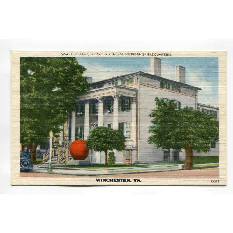 Elks Club formerly General Sheridans Headquarters Winchester